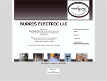 Tablet Screenshot of burriselectricllc.com